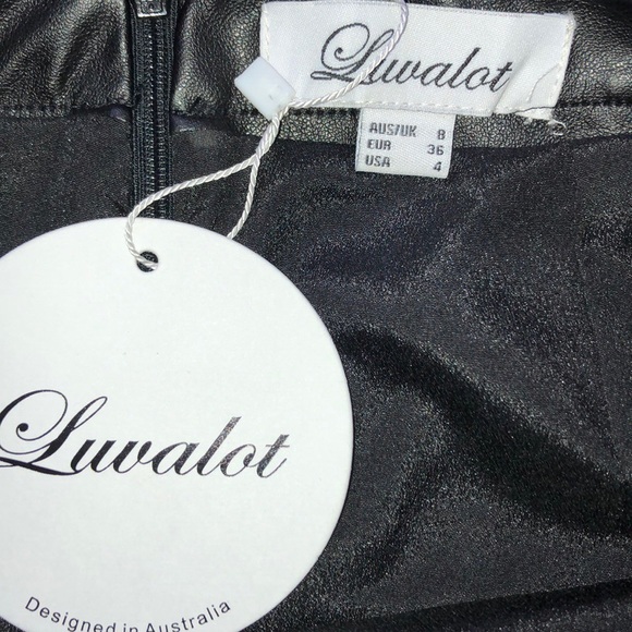 Faux leather skirt - Picture 5 of 6